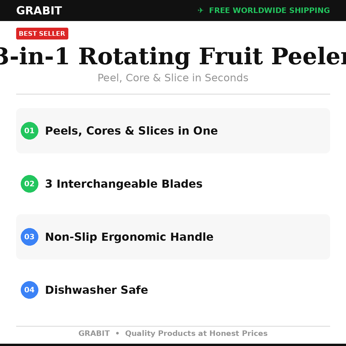 3-in-1 Apple Peeler Corer Slicer UK | Rotating Fruit Peeler | Stainless Steel Suction Base