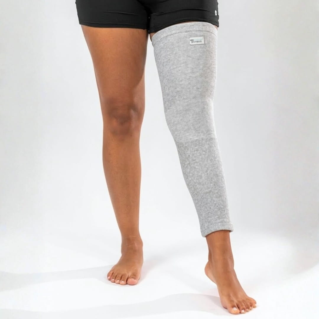 Premium Bamboo Leg Sleeve for full leg compression and recovery