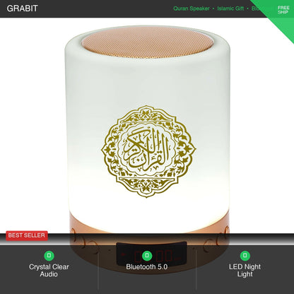Bluetooth Quran Speaker UK | LED Night Light | All 114 Surahs | Ramadan Eid Islamic Gift