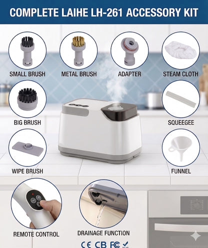 Steam cleaner accessory kit