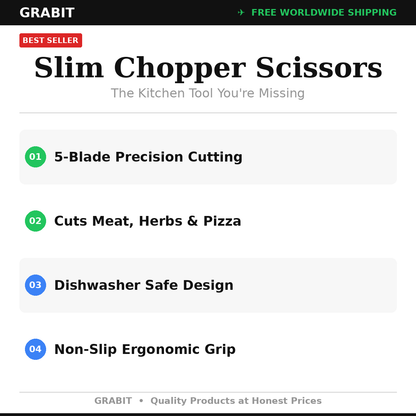 5-Blade Herb Chopper Scissors UK | Multi Blade Kitchen Food Cutter | Pizza Noodles Herbs